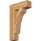 Ekena Millwork Legacy Block Rough Sawn Bracket, Western Red Cedar, 6"W x 22"D x 34"H BKT06X22X34LEC05RWR - alternate 1
